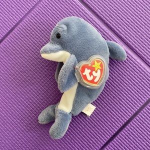TY Beanie Baby ECHO the dolphin